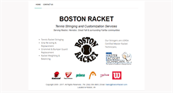 Desktop Screenshot of bostonracket.com